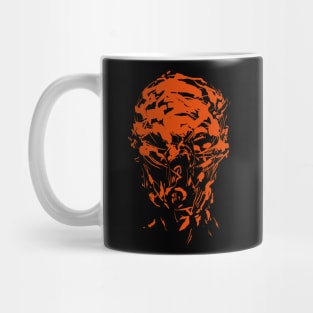 burning man - zombie face Mug